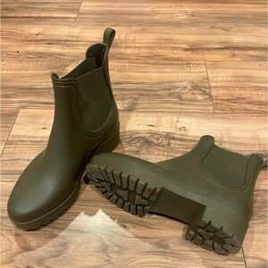Jeffrey Campbell Dark Green Winter Boots